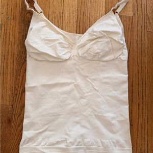 Cream Tummy Control Tank